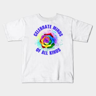 Celebrate Minds Of All Kinds Kids T-Shirt